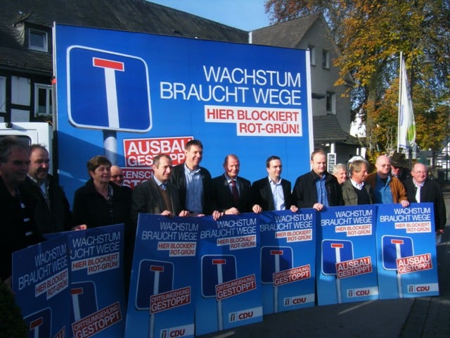 Wachstum braucht Wege – Hier blockiert Rot-Grün Wachstum braucht Wege – Hier blockiert Rot-Grün
